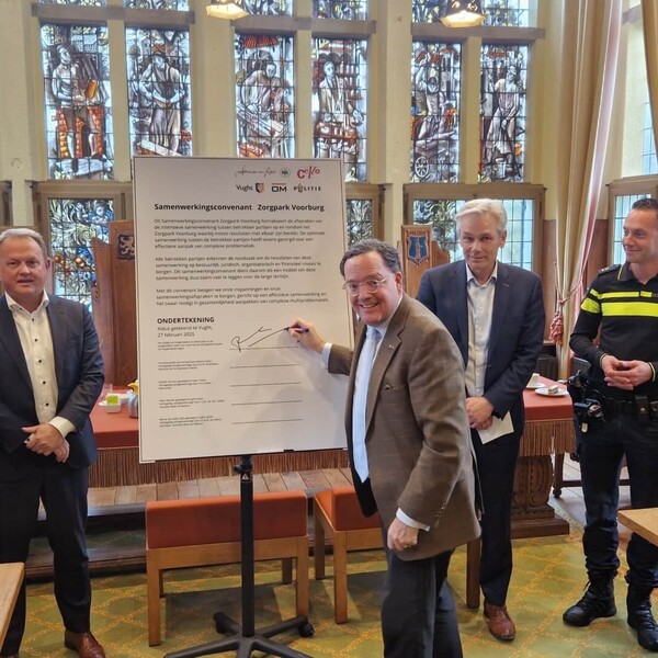 Ondertekening samenwerkingsconvenant Park Voorburg